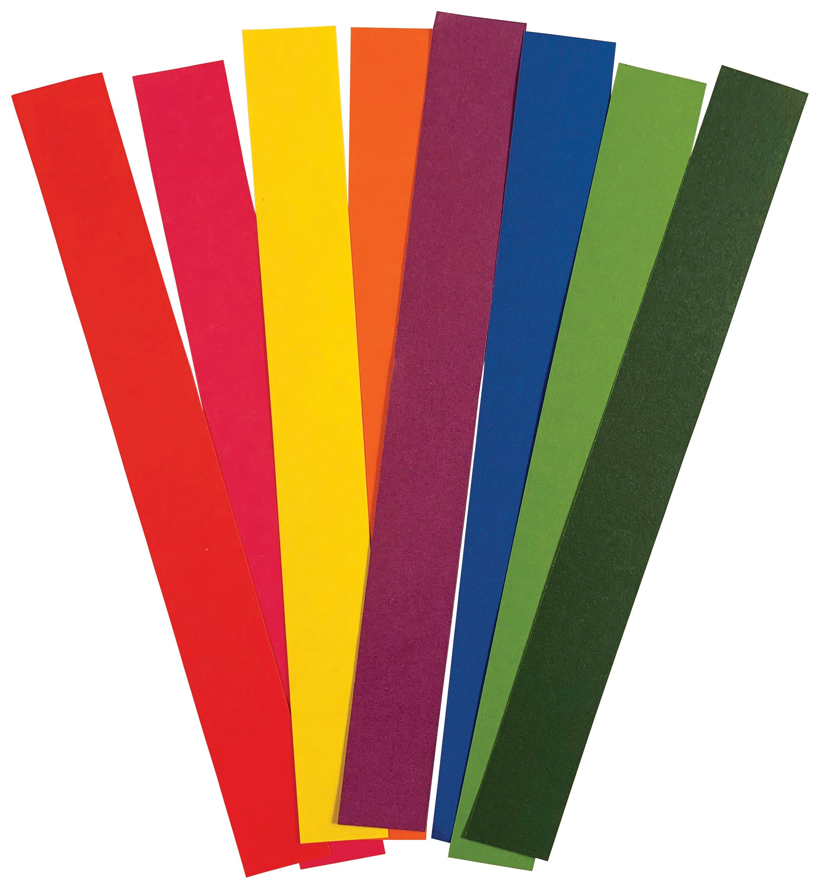 Roylco Double Color Paper Chains, 1 x 9 Inches, 600 Strips